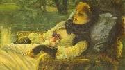 James Joseph Jacques Tissot The Dreamer oil painting on canvas